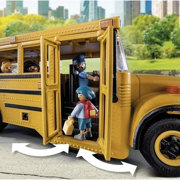 Orange Kids Toy Playmobil  School Bus - Picture 6 of 11